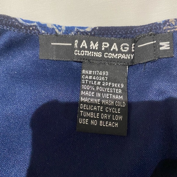 Rampage chiffon halter top, size M. - Picture 6 of 9